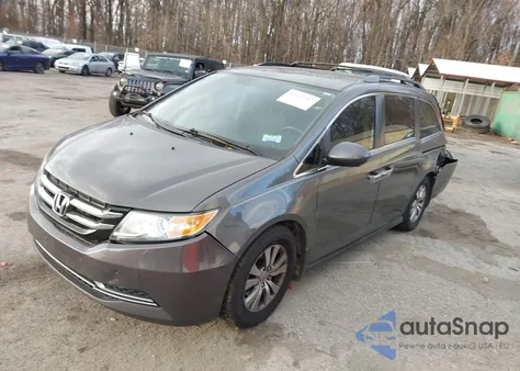 2014 Honda Odyssey Ex from USA, damaged, VIN 5FNRL5H43EB130141